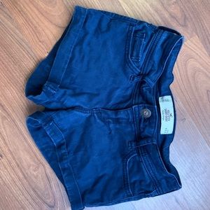 blue khaki shorts